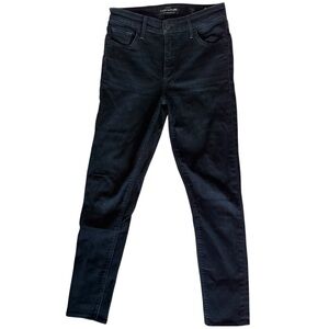 LUCKY BRAND BRIDGETTE SKINNY FIT BLACK DISTRESSED JEANS *SIZE 25 *SIZE 0 DENIM